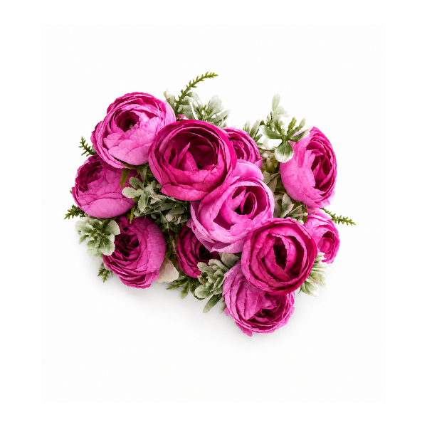  flores bouquet 28cm c/rosa 4868 8 flores 