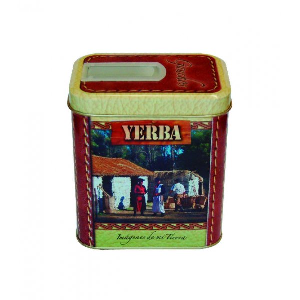 Lata yerba rect baja pico vertedor 