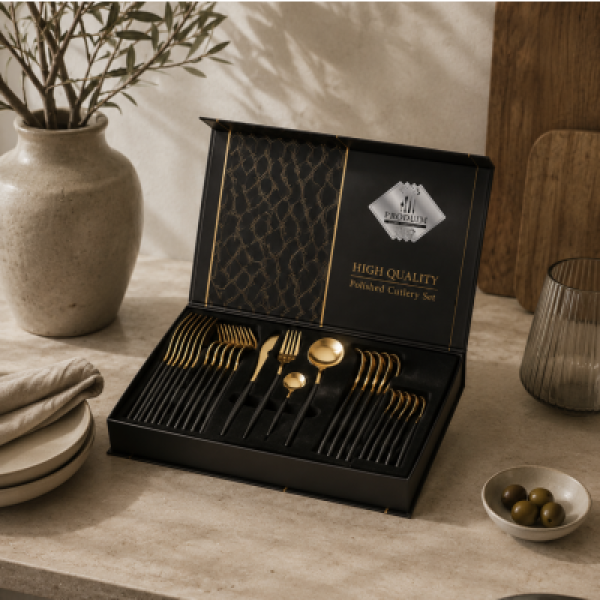 Set de cubiertos 24 pzas c/regalo 4516