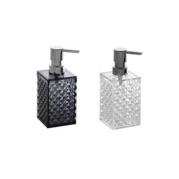Dispenser 17*6.5*6.5 2 negro y transp 1060
