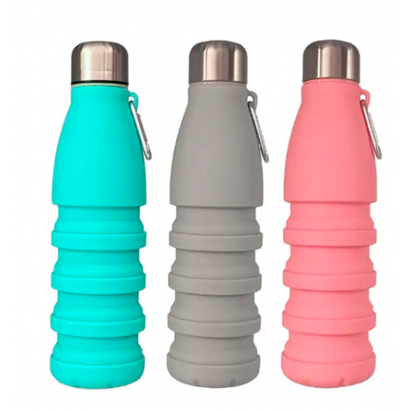 Botella para agua plegable 550ml