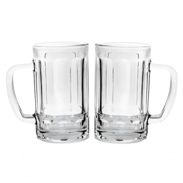 Set x2  vaso chopero cerveza 410 ml