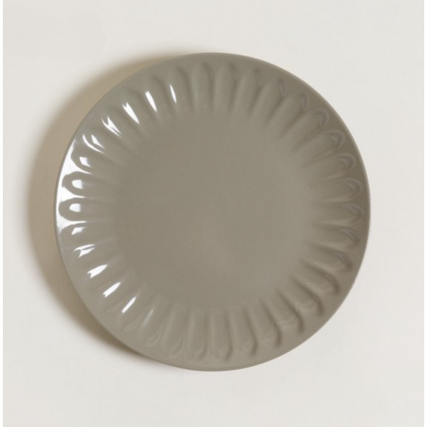 Plato labrado grey 27 1684 