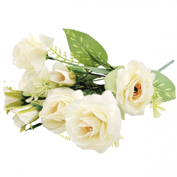 flores Bouquet floral blanco 30 golx 2476