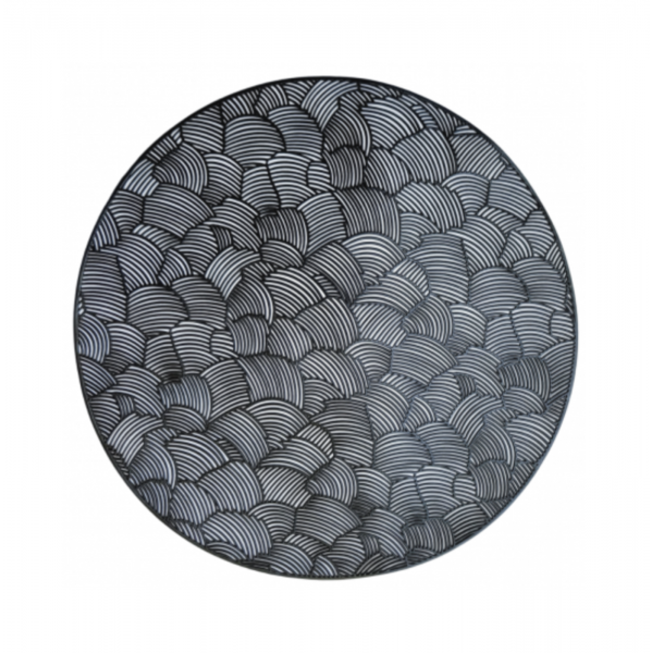 Individual escamas pvc negro golx 1810