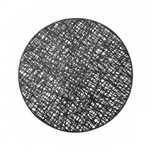 Individual tejido pvc negro golx 1835