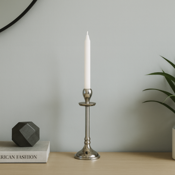 Candelabro nickel porta vela   30 4063