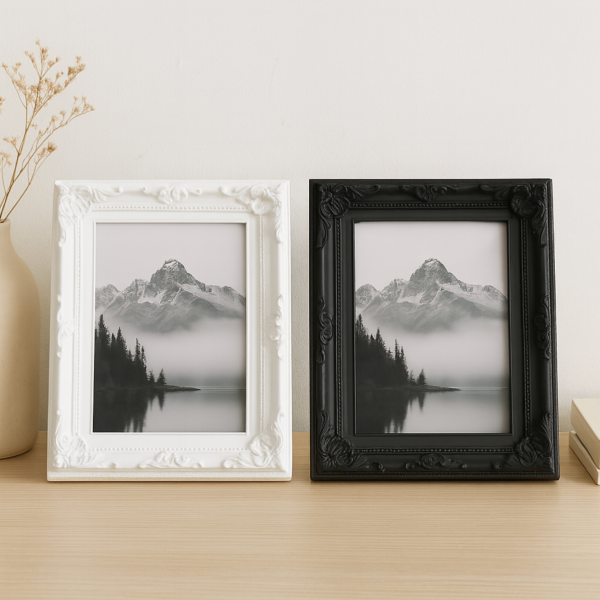 Marco para foto vintage 15*21 blanco