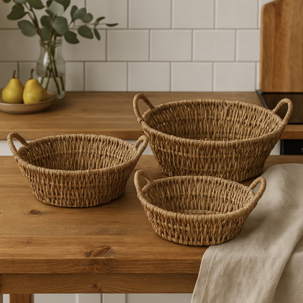 Cestas seagrass ovaladas x3 73521