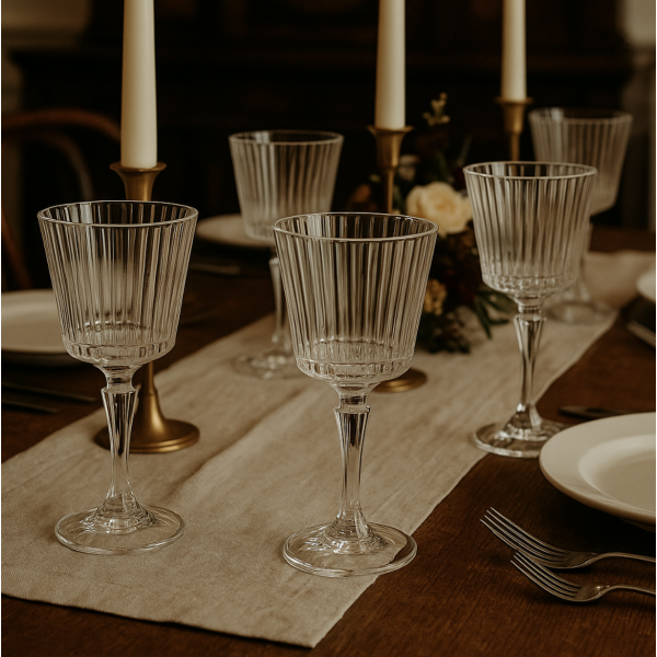 Copas de vino set x6 260 ml 0487