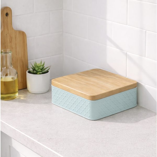 Latas Lulet cuadrada 17*6 aqua