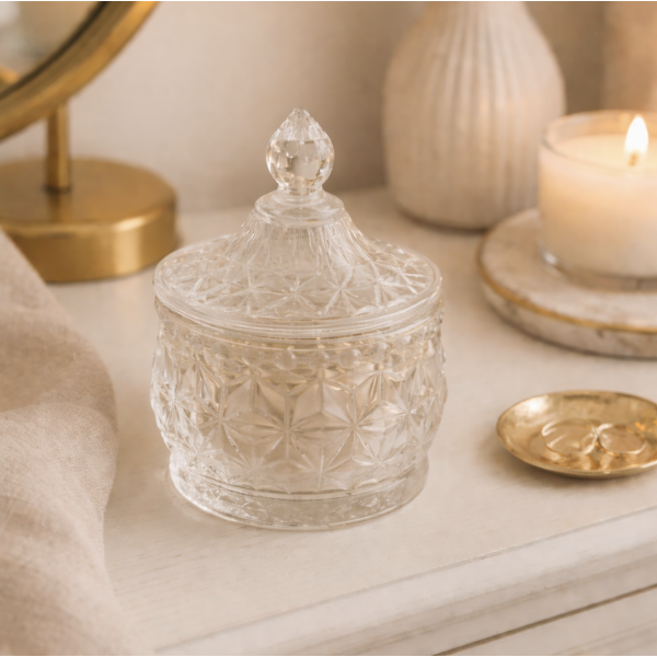 Caramelera vidrio 9*6.5 3438