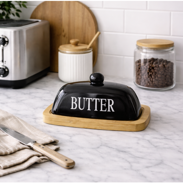 Mantequera Butter Negra  0461