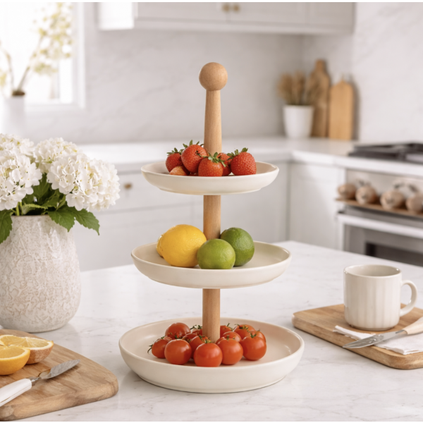 Expositor x 3 madera 26 cm 5819