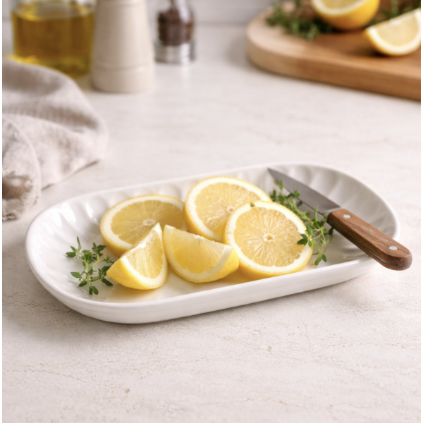 Bandeja Crema M 16*25 