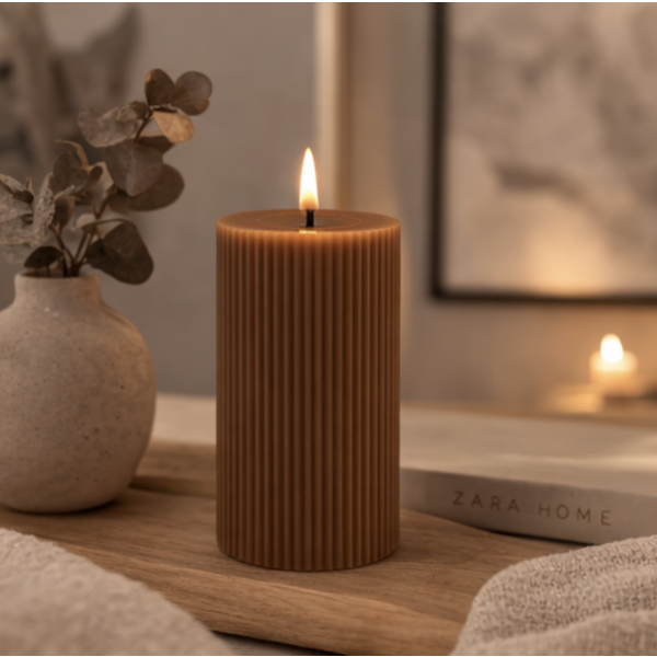 Vela de parafina LED 7.5*12.5 1402 ladrillo