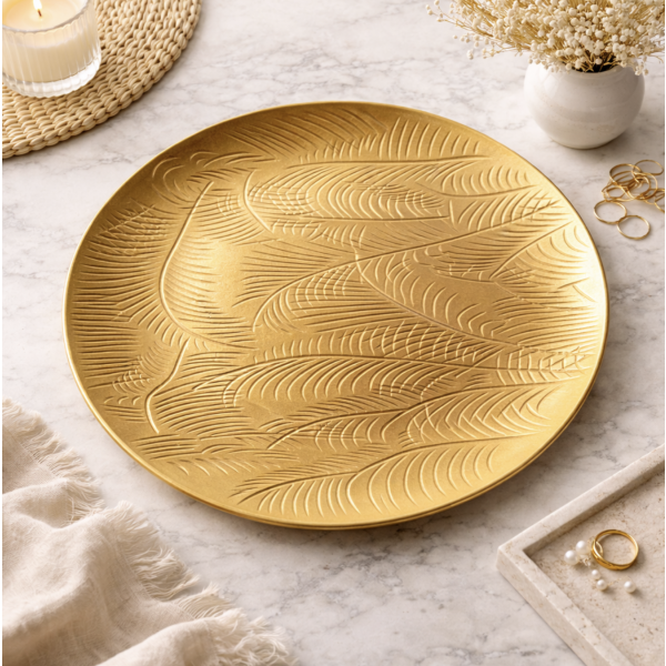 Centro de mesa rayitas 40' dorado 4258 