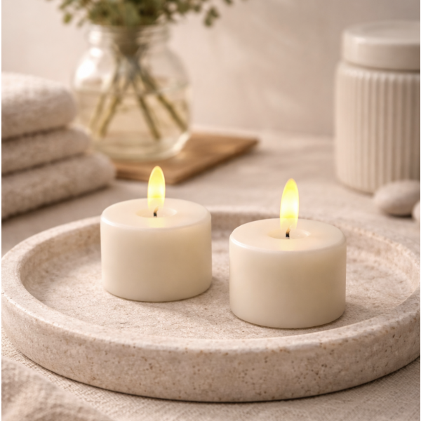 Set x2 velas 5*3 1405 crema