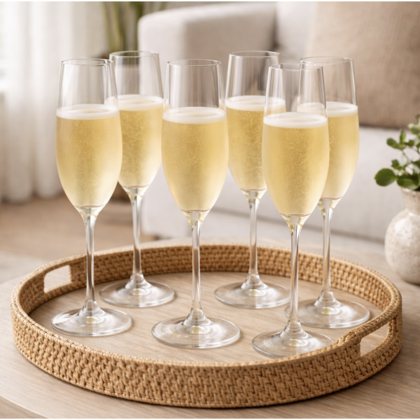Copas de champagne set x6 