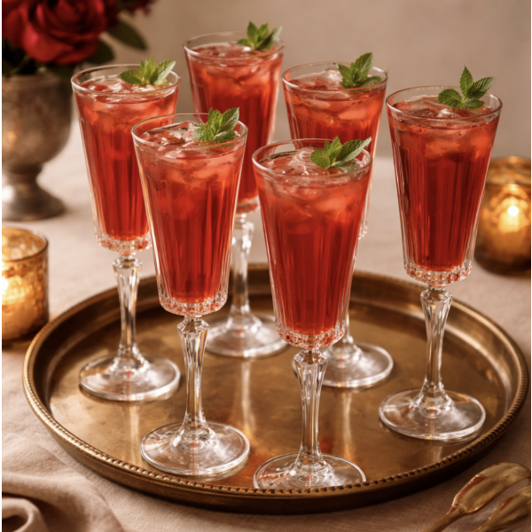 Copas de champagne rayitas set x6 180 ml 0494