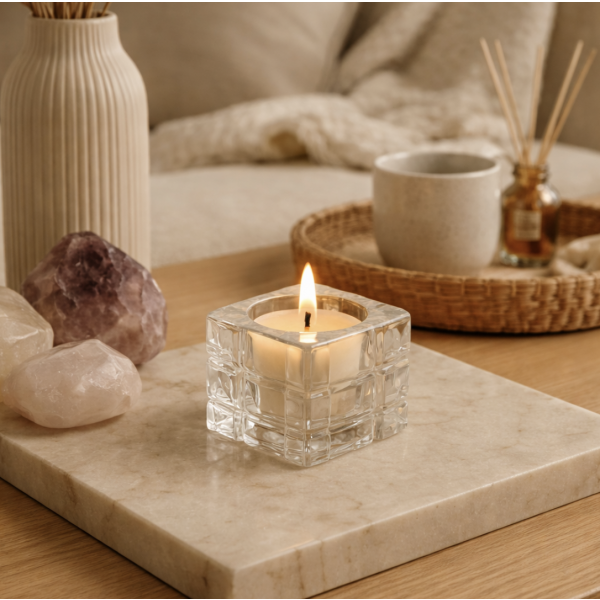 Candelabro porta vela cuadrille 3871