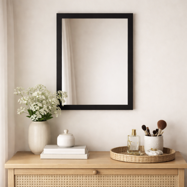 Espejo rectangular clasico 30*40 3118-34 negro