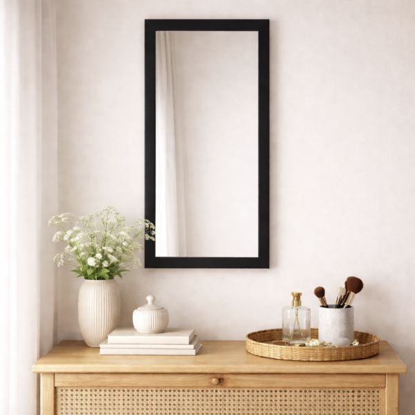 Espejo rectangular clasico 30*60 3118-36 negro