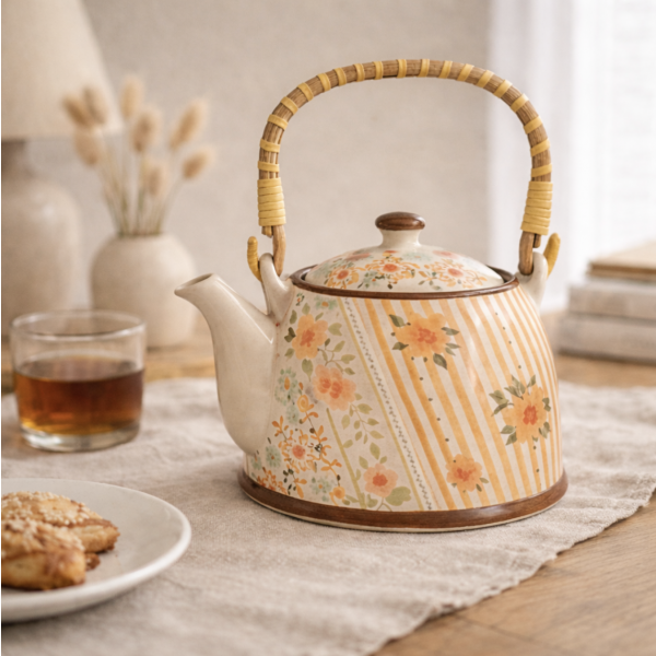 Tetera rococó grande