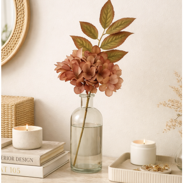 Planta botella flores incluidas 8*8*30 7070