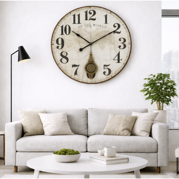 Reloj de pared pendulo 58' 1005