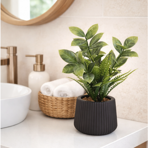 Planta maceta arficial 15*5 2518