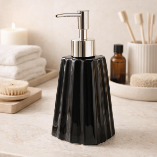 Dispenser de jabon negro 7372