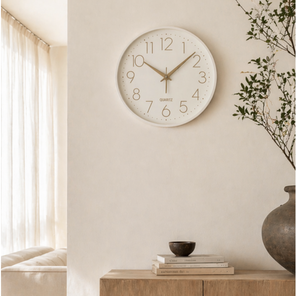 Reloj de pared Classic blanco 24,5' 2511