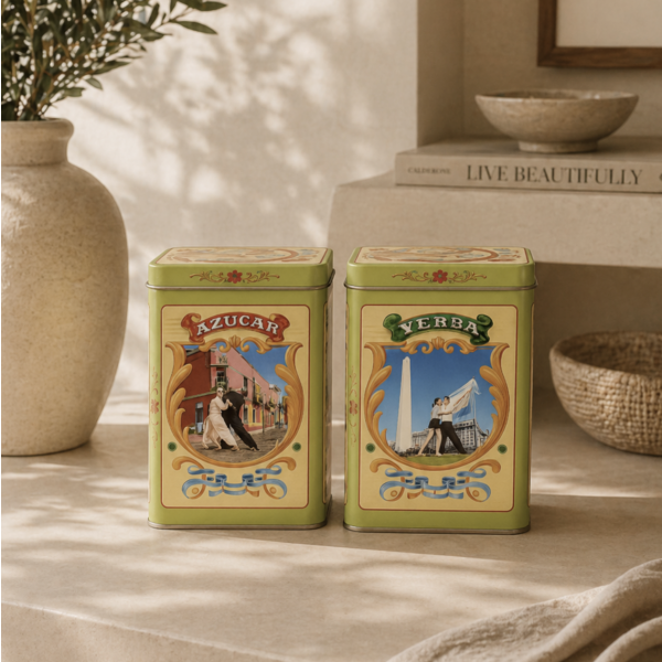 Lata yerba alta vertedora tango