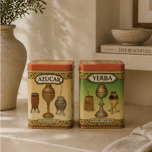 Lata azucar alta vertedora Mates