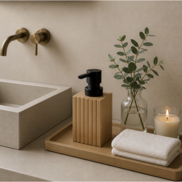 Dispenser de jabon wood 1063