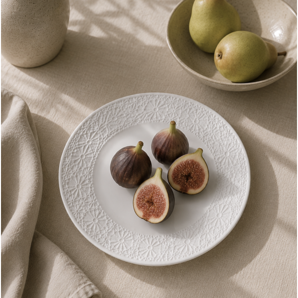 Plato para postre Margarita 22' 6A19/8266