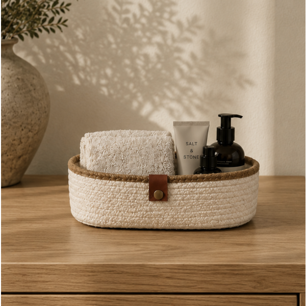 Cesta oval combinada chica nordica