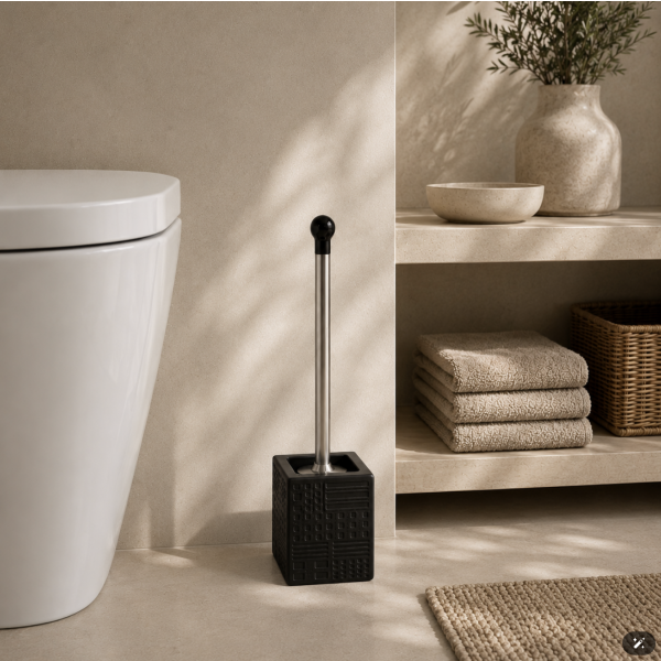 Cepillo para baño rayitas negro 2103