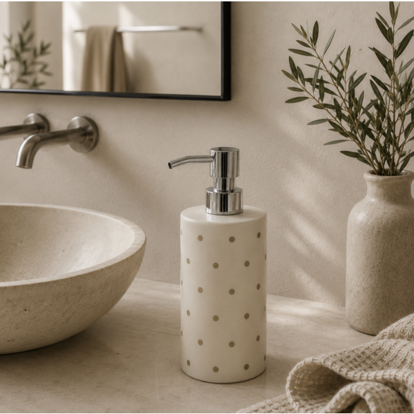 Dispenser pvc lunares beige 6762