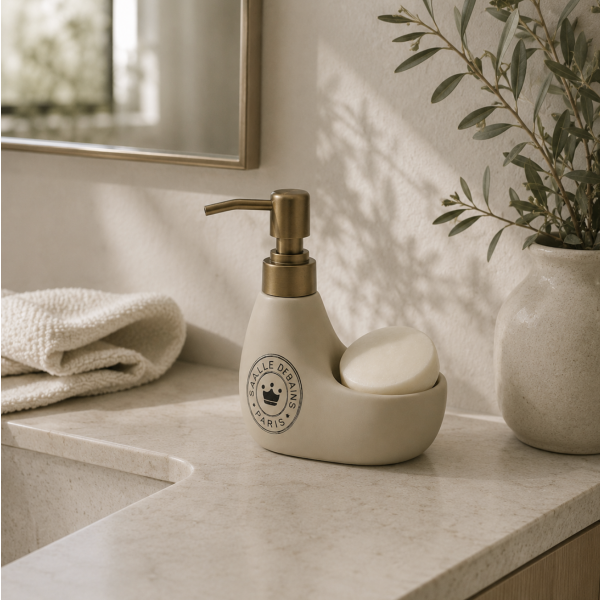 Dispenser de jabon paris beige 7068