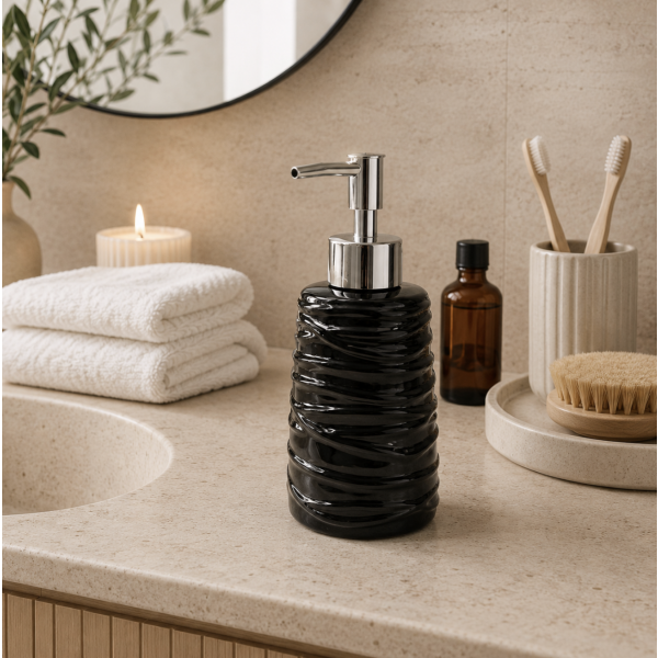 Dispenser de Jabon negro 7393