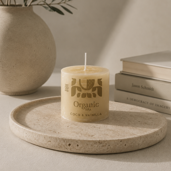 Vela organic spa 5.5*5.5 Coco & Vainilla 1108