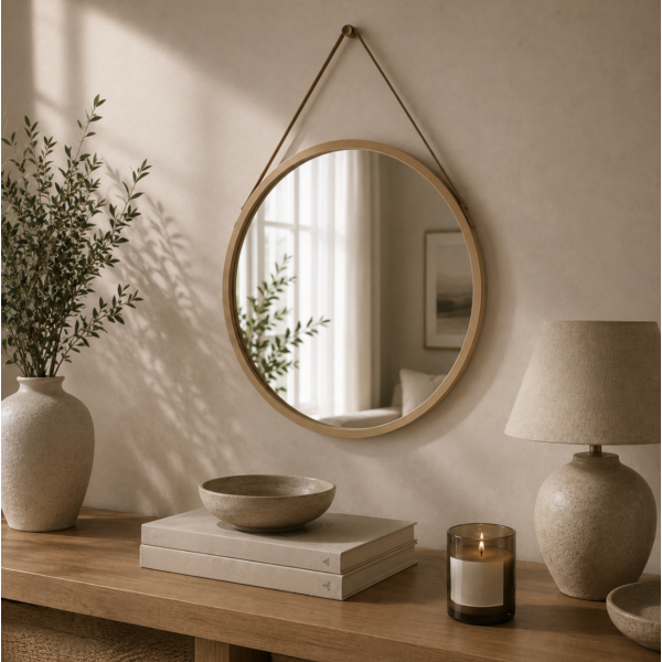 Espejo diseño bambu 50 cm B 500