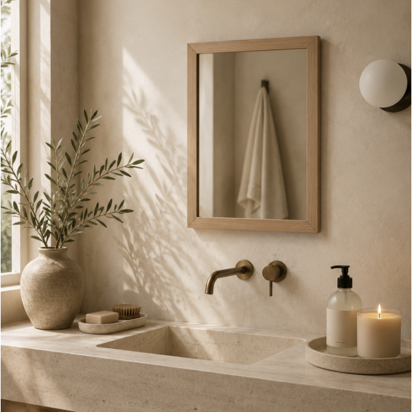 Espejo rectangular 30*40 3118-34 natural
