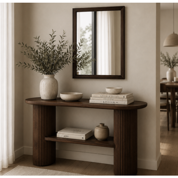 Espejo rectangular 40*50 3118-45 tostado