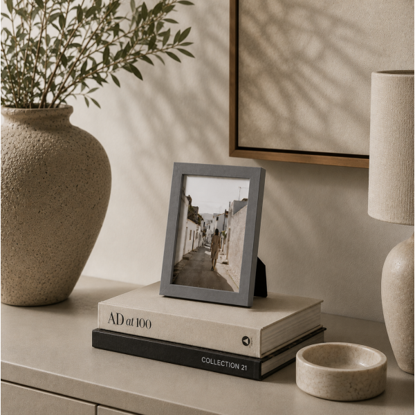 Marco para foto box fino 13*18 6057 gris