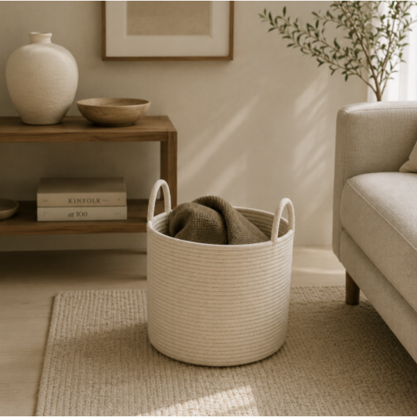 cesto con manija 24*28  nordica