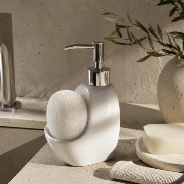 Dispenser oval blanco 9054