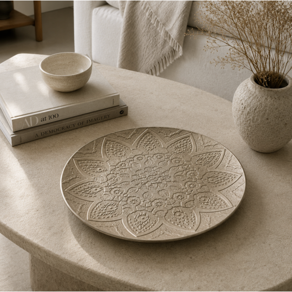 Centro de mesa flor 40' champagne 4274